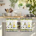 thumbnail image 4 of Lemon Gnomes Kitchen Towels Set of 3, Farmhouse Botanical Fruits Black Plaid Absorbent Dish Towels for Kitchen, Microfiber Hand Towel, Quick Drying Tea Towel for Cleaning Decorative Dishcloths, 4 of 7
