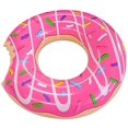thumbnail image 2 of Giant Strawberry Pink 43” Donut Swimming Ring Tube Pool Float, 2 of 4
