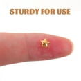 thumbnail image 3 of 150pcs DIY Leathercraft Star Rivets Metal Studs Rivets Decorative Rivets, 3 of 8