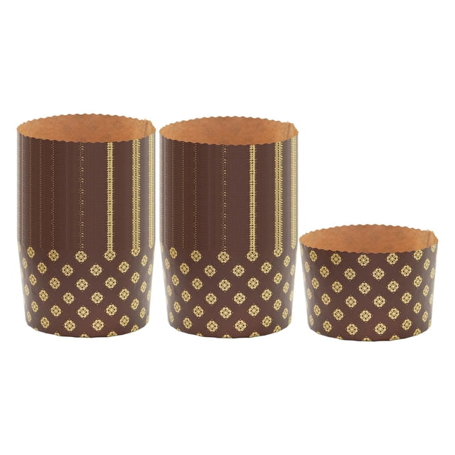 100 piezas de bandeja de papel para panettone, moldes para hornear pan, moldes para muffins, envoltorios para cupcakes, para fiestas, cumpleaños y 135 cm x 95 cm