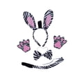 thumbnail image 3 of BELOVING Zebra Costume Animal Ears and Tail Set for Holidays Masquerade Stage Performance, 3 of 9