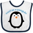 thumbnail image 3 of Inktastic Cool As a Penguin Boys or Girls Baby Bib, 3 of 4