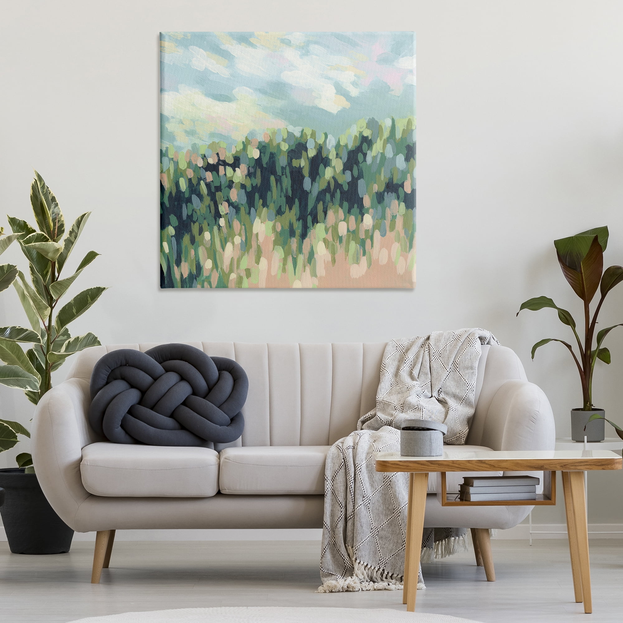Stupell Industries Abstract Rural Plants Landscape & Nature Painting Wrapped Canvas Art Print Wall Art, 36 x 36