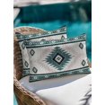 thumbnail image 4 of Outdoor Pillows Waterproof, Green Beige Boho Bedding Throw Pillows with Insert for Couch Sofa Bed, Vintage Ethnic Tribal Southwestern 12x20 Inch Pillowcases Decorative Camping Patio Pillow Set of 2, 4 of 8