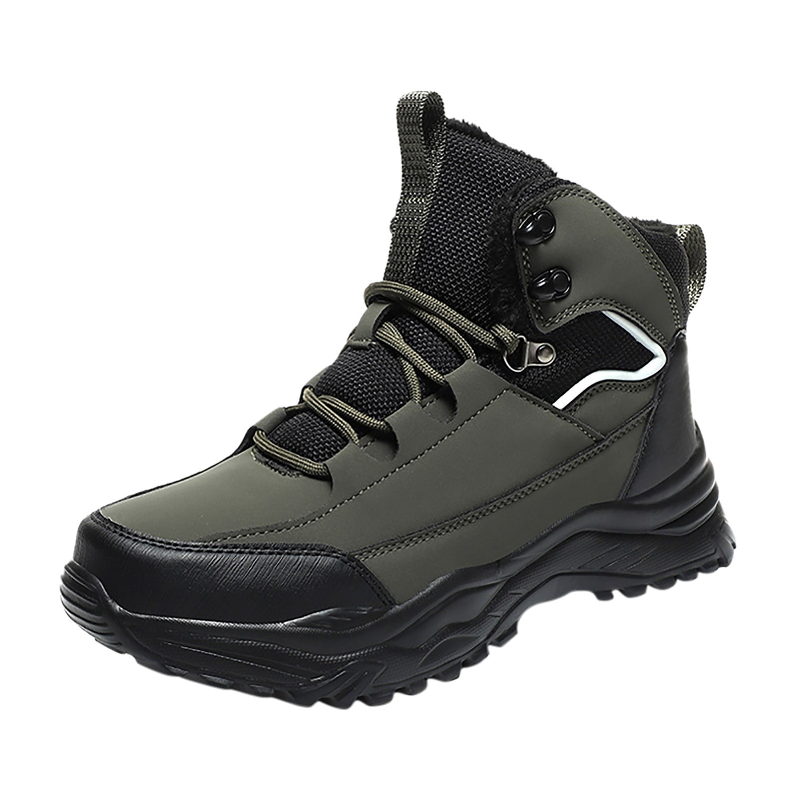Gaexia Men's Winter Snow Boots Thermal Insulated High Top Ankle