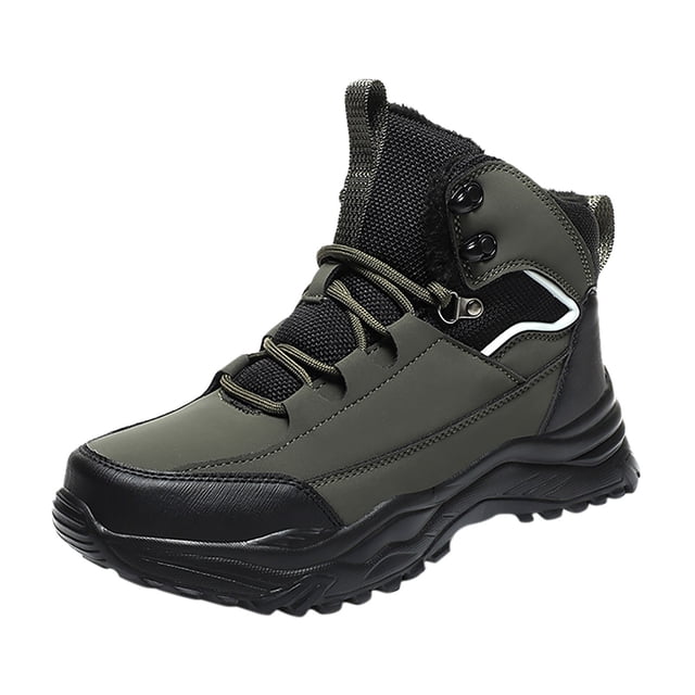 WEAIXIMIUNG Bottes de Neige Homme Chaussures Montantes Mode Automne et Hiver Chaudes Confortables Bottines Espadrilles de Randonnée