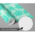thumbnail image 6 of S4Sassy Peel and Stick Wall Covering, Coral Reef Removable Wall Wrap - Green Instant Walls Makeover Mural for Bathroom, Laundry Room, Closet - Self-Adhesive Wallpaper Vinyl -25"x360", 6 of 9