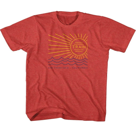 Train Sunshine Red Heather Youth T-Shirt