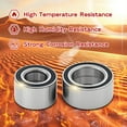 thumbnail image 3 of Both Side Front Wheel Bearing(w/abs) & Hub Replacement kit for Civic Honda FWD, 3 of 8