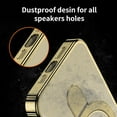thumbnail image 6 of Magnetic Case for iPhone 15 Pro Case Magsafe with Invisible Stand Kickstand Camera Protector Plating 10FT Shockproof Soft Rubber Clear Protective Phone Case (Gold), 6 of 6