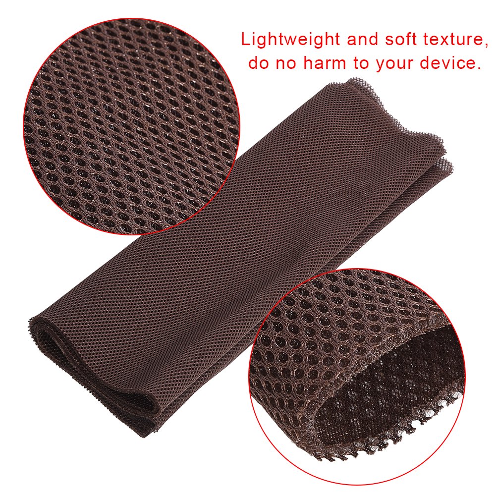 Toile/Grille De Protection Pour Haut-Parleur - Tissu Étanche à La Poussière 0,5m X 1,45m - Marron - Neuf