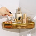 thumbnail image 1 of Bathroom Storage Shelf Save Space Draining Sturdy Wall-mounted Bathroom Corner Storage Shelf, 1 of 4