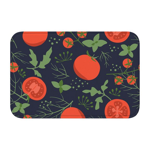 Outdoor Indoor Entrance Doormats 16x24 Inch Retro Fresh Vegetables for Front Door Non Slip Absorbent Entryway Floor Mat Washable Farmhouse Area Rug Door Mat