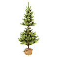 thumbnail image 1 of Vickerman D182440 Arbre Artificiel Vert 4 Pi. Base en Toile de Jute Austrian Pine avec Clous de Pin, 1 of 3