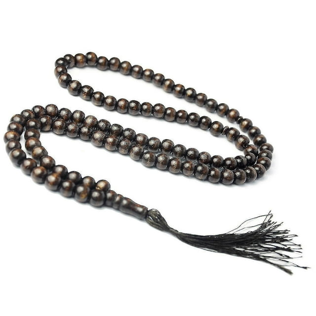 Wood Tasbih Prayer Beads 99 Muslim Prayer Beads Islamic Handheld Prayer Beads