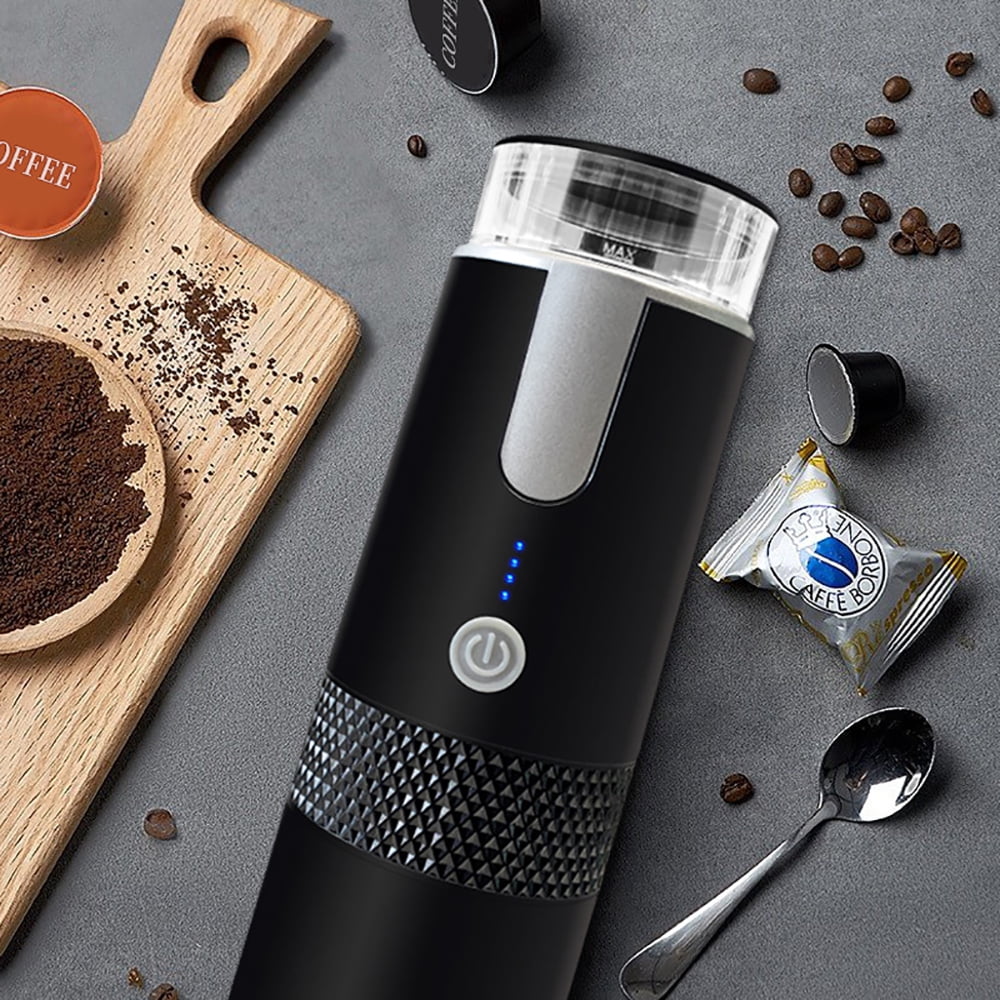 Salange Fully Automatic Portable Wireless Mini Espresso Coffee Machine Rechargeable for Outdoor Adventures, Travel & Camping