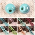 thumbnail image 2 of U8MO 50pcs 8mm Side Hole Rondelle Crystal Glass Loose Spacer Crafts Beads DIY Jewelry-Pink, 2 of 6