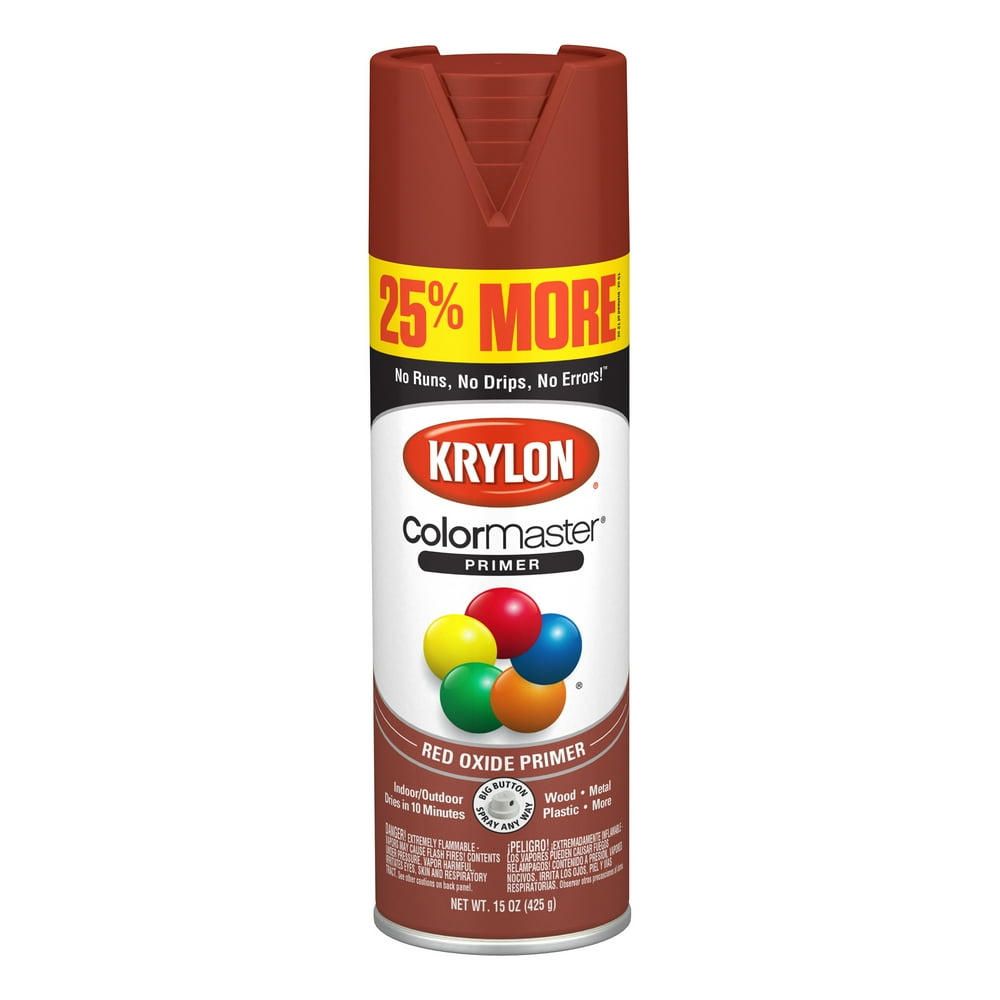 Krylon® ColorMaster Red Oxide Primer, 15Oz