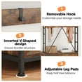 thumbnail image 3 of Hall Tree with Bench and Shoe Storage, 5 in 1 Coat Rack with Shoe Bench, Entryway Furniture with 8 Hooks, Farmfouse Style, 3 of 8