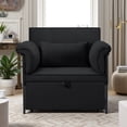 thumbnail image 3 of Gewnee Single Convertible Chair Bed, Sleeper Chair Bed 3 in 1, Stepless Adjustable Backrest,Armchair, Sofa Bed Pull Out Sleeper Bed Living Room, Bedroom, 3 of 14