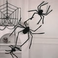 thumbnail image 2 of Araña gigante falsa de Halloween, araña peluda grande, decoración aterradora, araña peluda enorme, juguete de insecto realista para decoración de patio de fiesta de Halloween, 2 of 7
