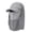 A Gray, variant on Sun Cap, Fishing Hats, UPF 50+ Protection Caps with Face Mask Neck Flap,Black Free Size