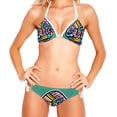 thumbnail image 2 of Easter Font Detachable Sponge Adjustable Strap Bikini Set Two-Pack Swimsuit for Women, 2 of 6