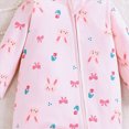 thumbnail image 4 of CAUYDY Infant Boy Romper Preemie Long Sleeve Sleepers for Girl Newborn Comfy Pajamas Fall Winter Baby Clothes 0-3M 6-9M 12-18M Sizes 6-12 Months,Pink, 4 of 4
