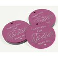thumbnail image 3 of Inkdotpot Silver Foil Paper Hang Tags Thank You For Celebrating With Me Birthday Favor Tags 50 Pieces, 3 of 6