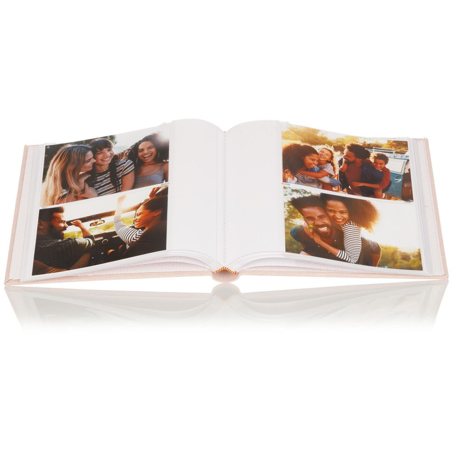 Pinnacle Frames and Accents Linen 2UP Cherry Blossom Photo Album