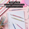 thumbnail image 4 of Sakura Gelly Roll Stardust Clear Glitter Gel Pens - Bold Point Ink Pen for Lettering, Drawing, Invitations, & Stationery - Clear Ink - Bold Line - 6 Pack, 4 of 6