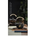 thumbnail image 5 of Japanese Retro Stoneware Ceramic Kung Fu Tea Set Teapot With Stainless Steel Screen Filter Silver Spot Loop-Handled Teapot, 5 of 8