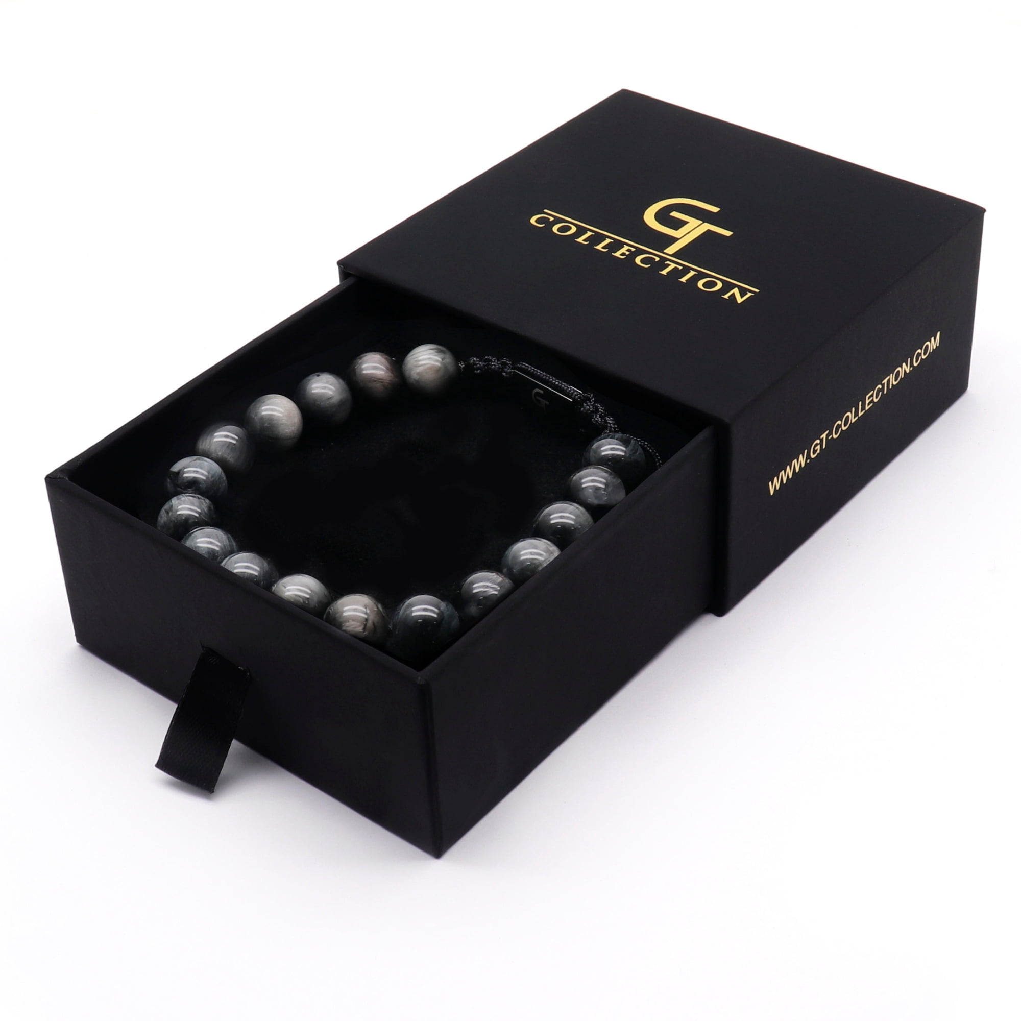 Men's EAGLE EYE Beaded Bracelet | Gift for Men | One Size Fits All | 100% Natural | Gemstone Adjustable Bracelet