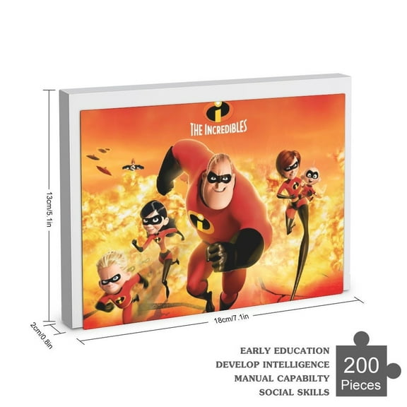 The Incredibles Jigsaw Puzzle 35-1000 Pieces Movie Fan Gift Birthday Holiday Home Decor