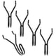 thumbnail image 3 of GOOHOCHY 5 ganchos para tableros perforados resistentes, ganchos metálicos para llaves y herramientas., 3 of 8