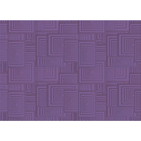 Ahgly Company Indoor Rectangle Patterned Purple Jam Purple Area Rugs, 6' x 9'