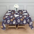 thumbnail image 3 of Dark Halloween Pattern Square Tablecloth,Waterproof Square Table Cover,Wipeable Spillproof Washable Table Cover for Home Kitchen Party Decor 42"X42"(107x107cm), 3 of 6