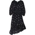 thumbnail image 1 of Joie Vestido asimétrico floral para mujer, azul, pequeño, 1 of 1