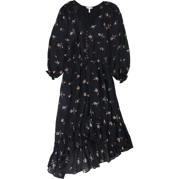 Joie Vestido asimétrico floral para mujer, azul, pequeño