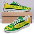 thumbnail image 4 of Men Women Jamaican Shoes Unisex Adult Running Shoes Breathable Casual Sport Tennis Sneakers White Size 8.5, 4 of 5