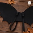 thumbnail image 4 of Kids Halloween Bat Wings - Felt Costume Accessory for Party, Cosplay, Stage Performance, Dress Up (Black), 4 of 5