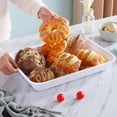 thumbnail image 4 of Rectangular plastic Dessert/Salad Dishes, Ultralight Plates for Fruit, Snacks, 4 of 5