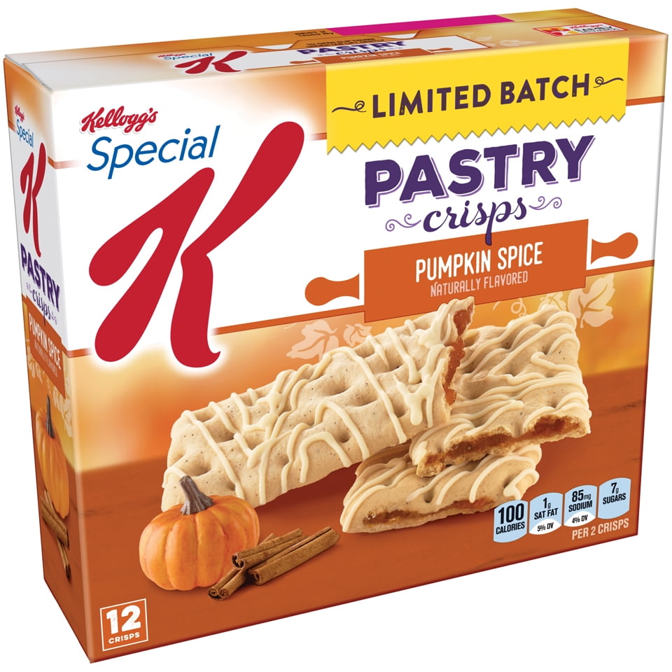 Kellogg's Special K, Pastry Crisps, Pumpkin Spice, Limited Batch, 5.28