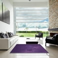 thumbnail image 7 of Ahgly Company Machine Washable Indoor Round Transitional Purple Violet Purple Area Rugs, 3' Round, 7 of 7