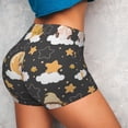 thumbnail image 4 of Lsque Cute Bee Gnome Pattern High Waisted Biker Shorts for Women-Tummy Control Fitness Athletic Workout Running Yoga Gym Shorts,Moisture-Wicking-Large, 4 of 9
