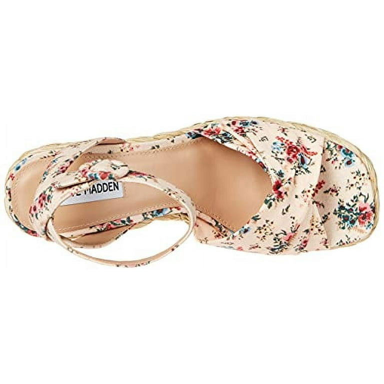 steve madden floral wedges