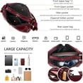 thumbnail image 6 of Sunyuer Crossbody Bags For Women Pocketbooks Soft PU Leather Purses and Handbags Multi Pocket Shoulder Bag, 6 of 7