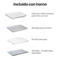 thumbnail image 4 of Freidora de Aire Hamilton Beach Sure-Crisp Horno Tostador 6 Rebanadas, Acero Inoxidable 1500 W, 4 of 9