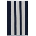 thumbnail image 1 of Colonial Mills Rug EV57R024X036S Everglades Vertical Stripe Braided Area Rug  Navy Pier - 2 x 3 ft., 1 of 1