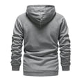 thumbnail image 5 of LYSMORA Men's Contrast Lined Full Zip Hoodie Jacket, Multi Zipper Pocket Raglan Long Sleeve Casual Athletic Zip Up Sweatshirt, 5 of 6